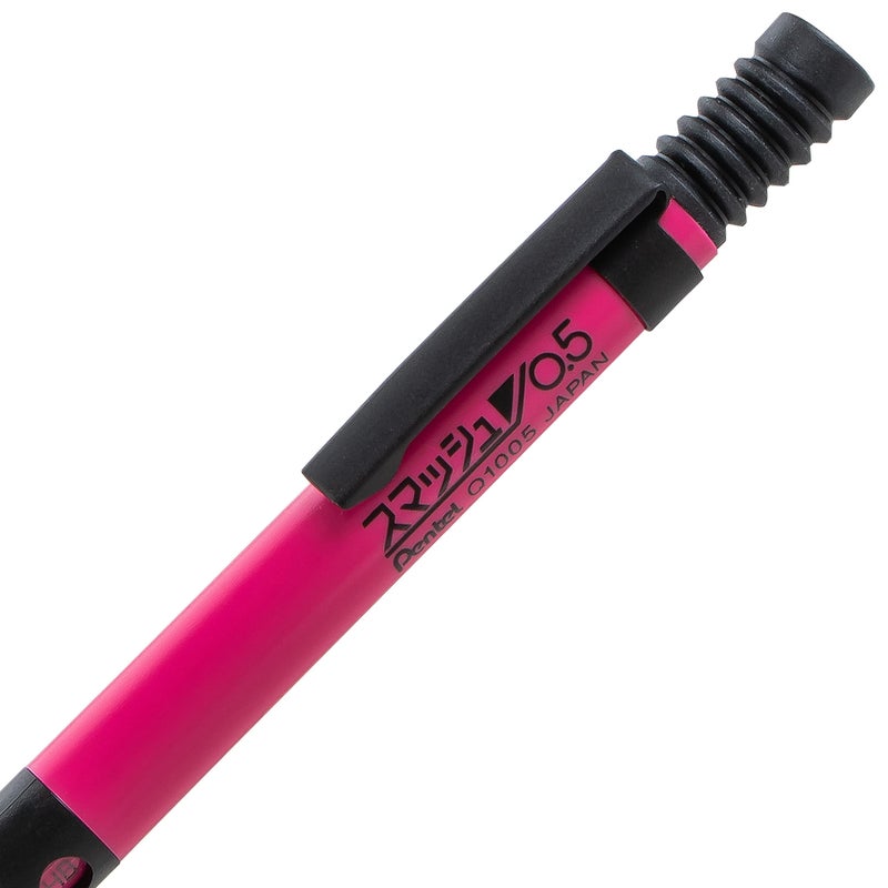 Pentel Smash Drafting Mechanical Pencil (0.5mm) - Special Edition Pink and Black w/Tube - Image 3